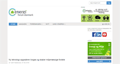 Desktop Screenshot of energiforumdanmark.dk